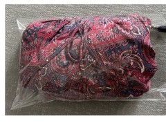 Boemo Anthropologie Long Sleeve Paisley Maxi Dress Size M