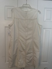 Time and Tru White Denim Shift Dress