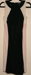 Lauren Ralph Lauren Colorblock Sheath Dress Black Pink White Ruched Womens 6