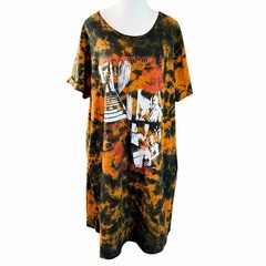 Hot Topic Halloween Michael Myers Tie Dye Sleep Shirt Dress Womens 2X NWT Horror