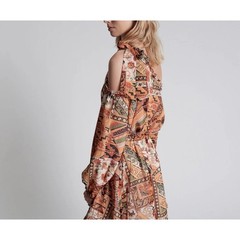 One Teaspoon Bazaar Paisley One Shoulder Mini Dress – Paisley Size XS NWT