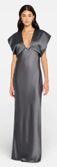 Sass and Bide Prism Maxi Evening Cocktail Dress Ash Grey AU-8/US-4 BNWT