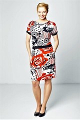 EUROPEAN FLORAL BLOUSON DRESS WITH POCKETS
