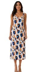 Jason Wu Collection 100% Silk Abstract Print Midi Dress V-Neck Runway Size 2