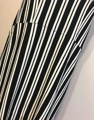 Women Stripes Printed V Neck Strap Loose Casual Club Long Dress