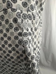 Jason Wu for Target Midi Dress Women&rsquo;s Size XL White w Black Gray Circle Pattern