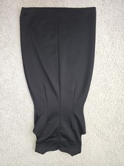 Calvin Klein Black Pleated Sheath Dress Round Neck Sleeveless Knee Length 2