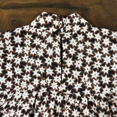 Anthropologie Women&rsquo;s Size Medium Star Print Mock Neck Swing Mini Dress