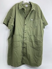 Retro Lee Workwear OD Green Shirt Dress 2XL