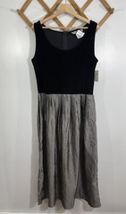Vintage Dress 1990s Velvet Crepe 18 New
