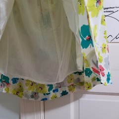 American Eagle dress 8 floral print sleeveless tie halter lined smocked