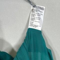 Urban Outfitters Green Fit Flare Dress V Neck Cap Sleeve Size 4