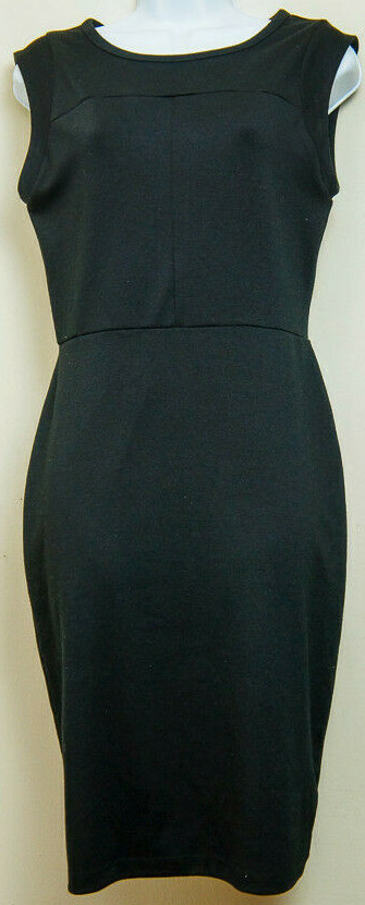 MERONA STRETCH 20%-RAYON 76-POLY CLASSIC DRESS ZIP BACK UNLINED SZ SMALL NEW