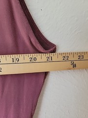 Athleta Santorini Stretch Dress Large Mauve Sleeveless Lined Pullover Jersey