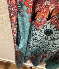 Zesica, BoHo Knee Length Summer Sleeveless Pocket Dress Sz XL GUC