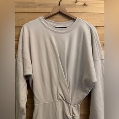 Marant Etoile Sz 36/4/S Sweatshirt Jersey Cotton Drop Shoulder Midi Length Dress