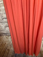 Boston Proper Maxi Dress Womens Large Coral Orange Tie Back Ultra Stretch Long