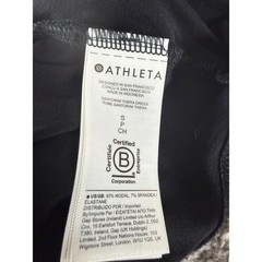 Athleta Size S Minimalist Party Fit Flared Knee Length Dress Black Sleeveless
