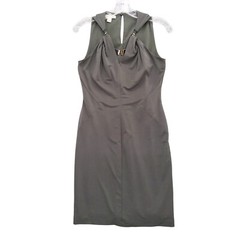 Boston Proper Sheath Dress Sleeveless w/Necklace Size 0