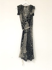 All Saints Giraffe Print Frannie Dress 100% Silk UK 6 WORN ONCE RRP £220