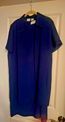 Studio C Blue Dress and Jacket Size 14 Dry Clean Only