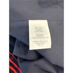 NWT J. Crew Red and Navy Striped Spaghetti‑Strap Mini Dress