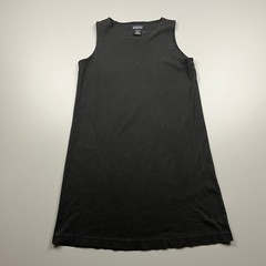 Patagonia Shift Dress Womens Medium Black Organic Cotton Sleeveless Knit Stretch