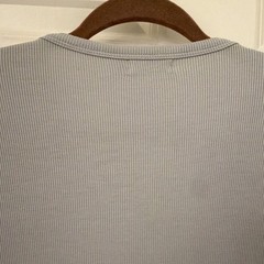 Barefoot Dreams Knit Henley T-Shirt Dress Short Sleeve Button Placket Women&rsquo;s S