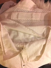 GORGEOUS, EDUN EYELET COLLARED BUTTON DOWN DRESS, SIZE L, FREE SHIPPING