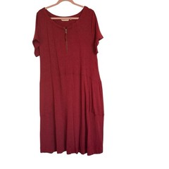 Boho Chic Soft Rustic Comfy Soft Surroundings XL Weekend Shift Dress Pull On