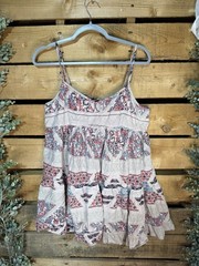 Bohemian Patterned Spaghetti Strap Dress