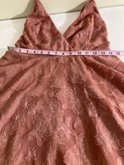 Lulus Dress New W/Tags Size M Jrs Dusty Rose Mini Sundress Hand Wash Only Pretty