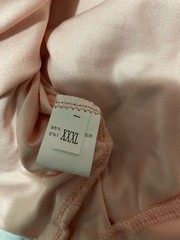 Women’s Blush Pink Sequin Bodycon Mini Dress Long Sleeve XXXL Party Cocktail
