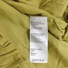 NWT Free People Sundrenched Solid Maxi Dress Medium Bitter Oil Yellow Green