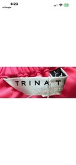 NWT Trina Turk Knox Dress Large Pink Bell Sleeve Sweetheart Shift Dress $258