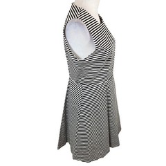 Kate Spade Saturday Women&rsquo;s Dress Size 8 Striped Sleeveless Fit & Flare Classic