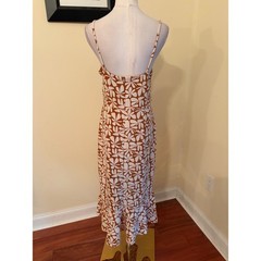 Hutch Jolie Retro Floral Bustier Sweetheart Mermaid Midi Dress Large