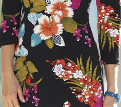 size Large Tigerlily Boatneck Dress by Monroe and Main new
