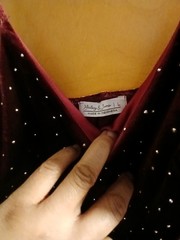 velvet burgundy dress womens size large
