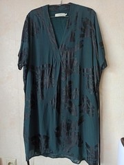 Women Munthe dress green silk 40/L/48