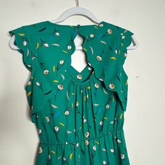 41 Hawthorn Midnight Scallop Detail Dress in Green NWT Petite Size Medium