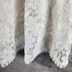 Monique Lhuillier Short Ivory Lace Dress Womens 4 Floral Sleeveless 445746 NEW