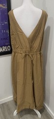 NWT $395 VINCE. Cross Back Dress Plus Size XXXL Viscose Stretch Mosswood NEW