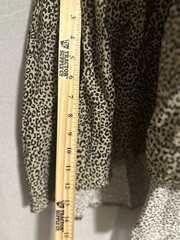 A New Day Women’s XS Dress, Animal Print, Elastic Waist, V-neck, Long-sleeved