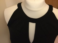 Ladies YESSICA Black Dress Uk6 Eur34 Black, Slinky, Lined Excellent 4485