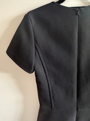 CHLOE DOUBLE FACE WOOL CREPE MINI DRESS FR34