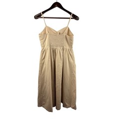 Women’s Pink Blush Small Beige Sleeveless Summer Dress