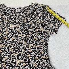 Ichi Women&rsquo;s Medium Ihmarrakech Midi Belted Dress Animal Print Boho