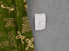 Hawaiian Moon Sundress Womens SZ L Forest Green Spaghetti Strap Zipper Back NWT