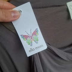 NEW Ella Moss Purple Scoop Neck Casua Tunicl Dress Size Large Women&rsquo;s Pastel